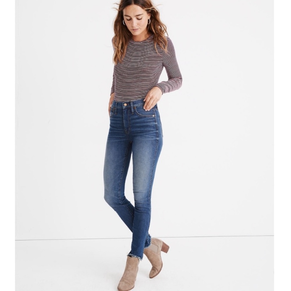 Madewell 10" High-Rise Skinny Jeans - Picture 3 of 8